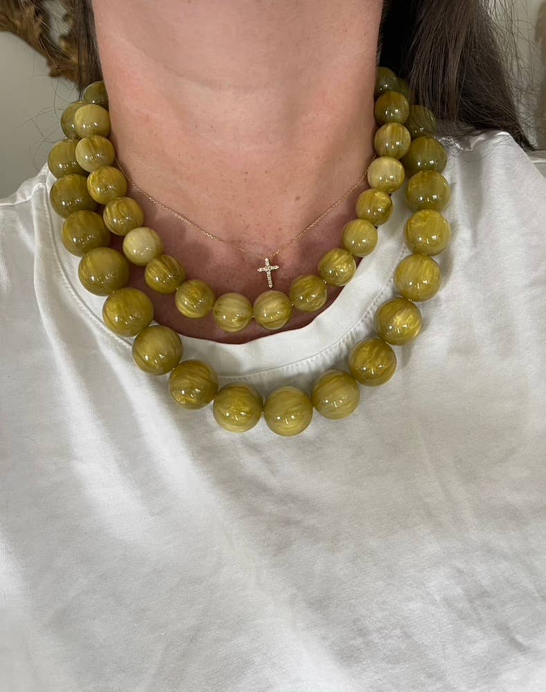 The Mini Jensen Necklace - Dirty Martini