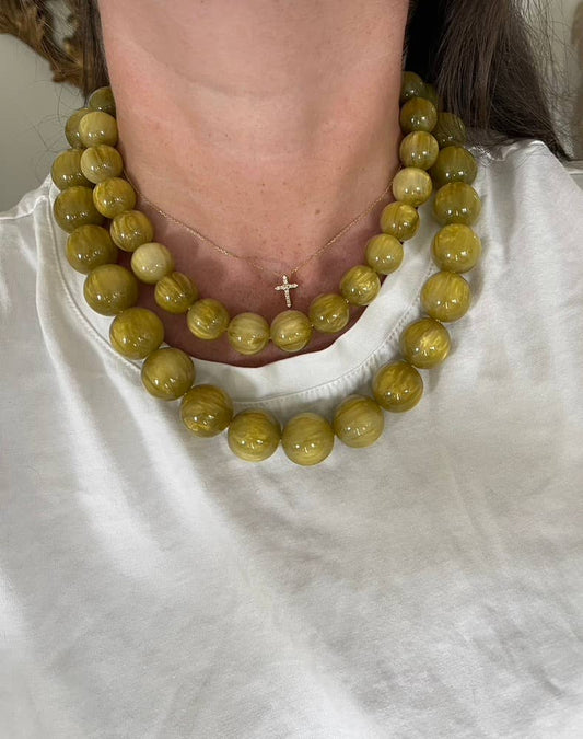 The Mini Jensen Necklace - Dirty Martini