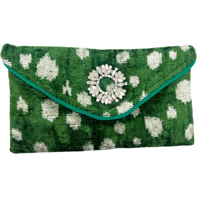 The Merit Clutch - Emerald