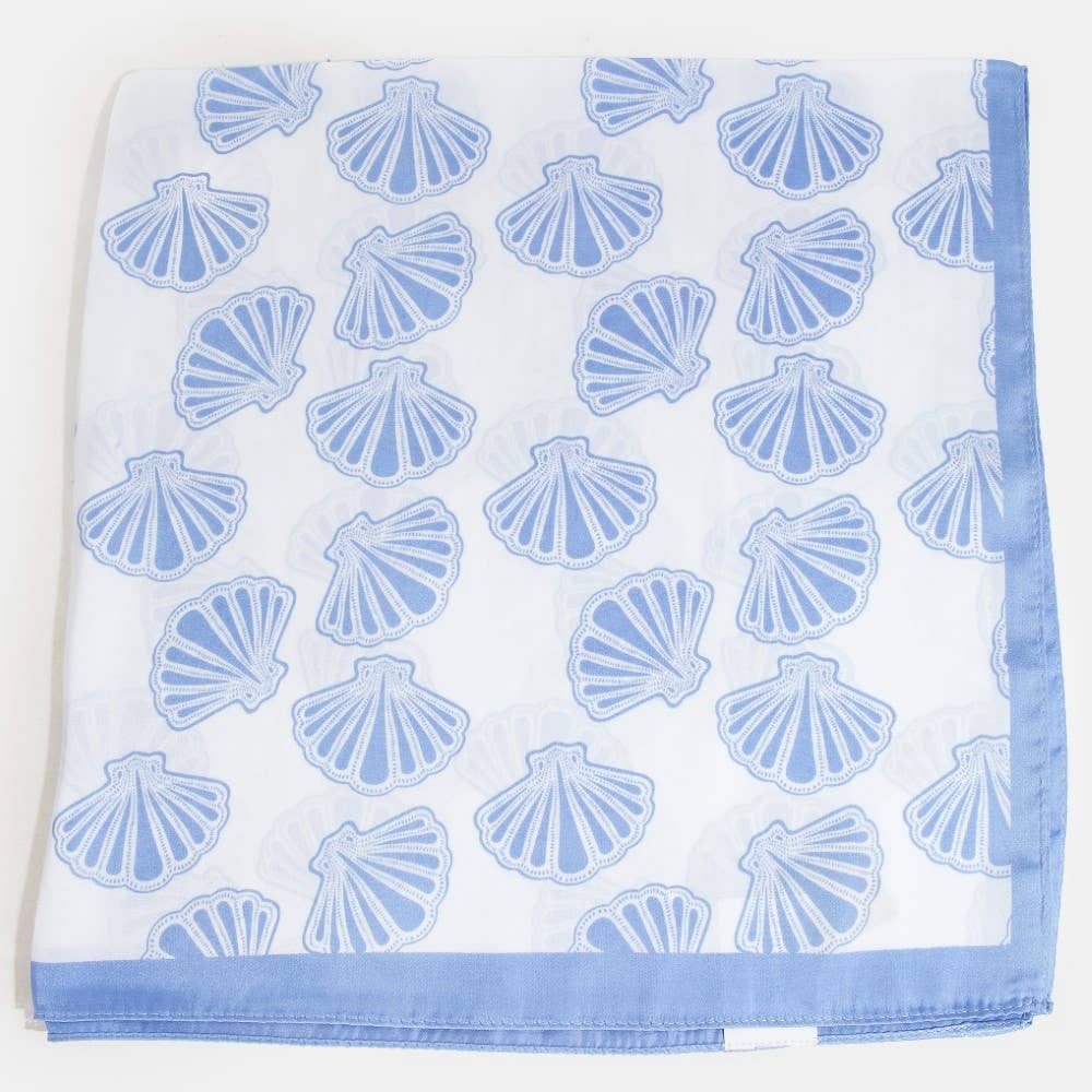 Sealife Seashells Bandana Scarf
