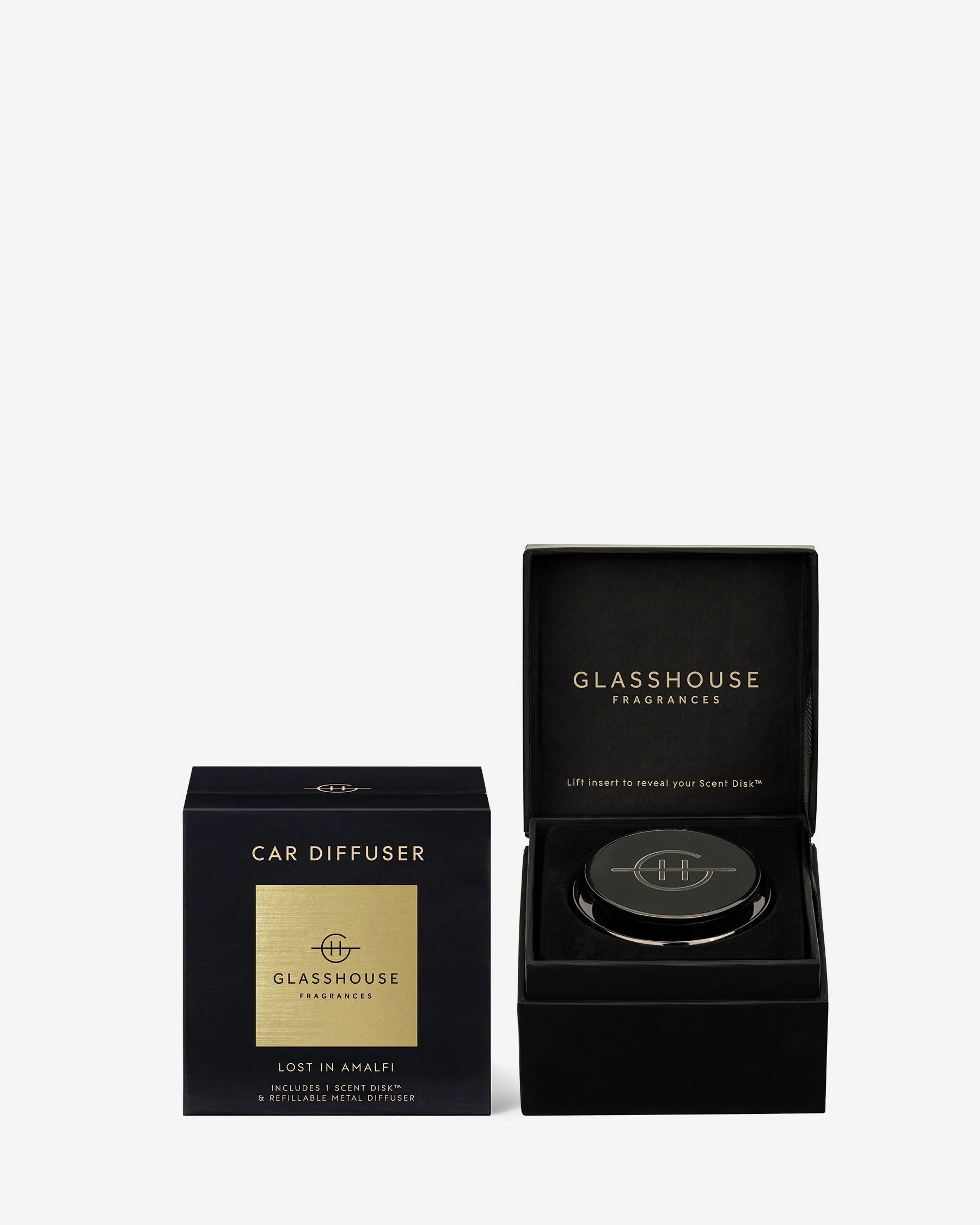 Glasshouse Car Diffuser- Black