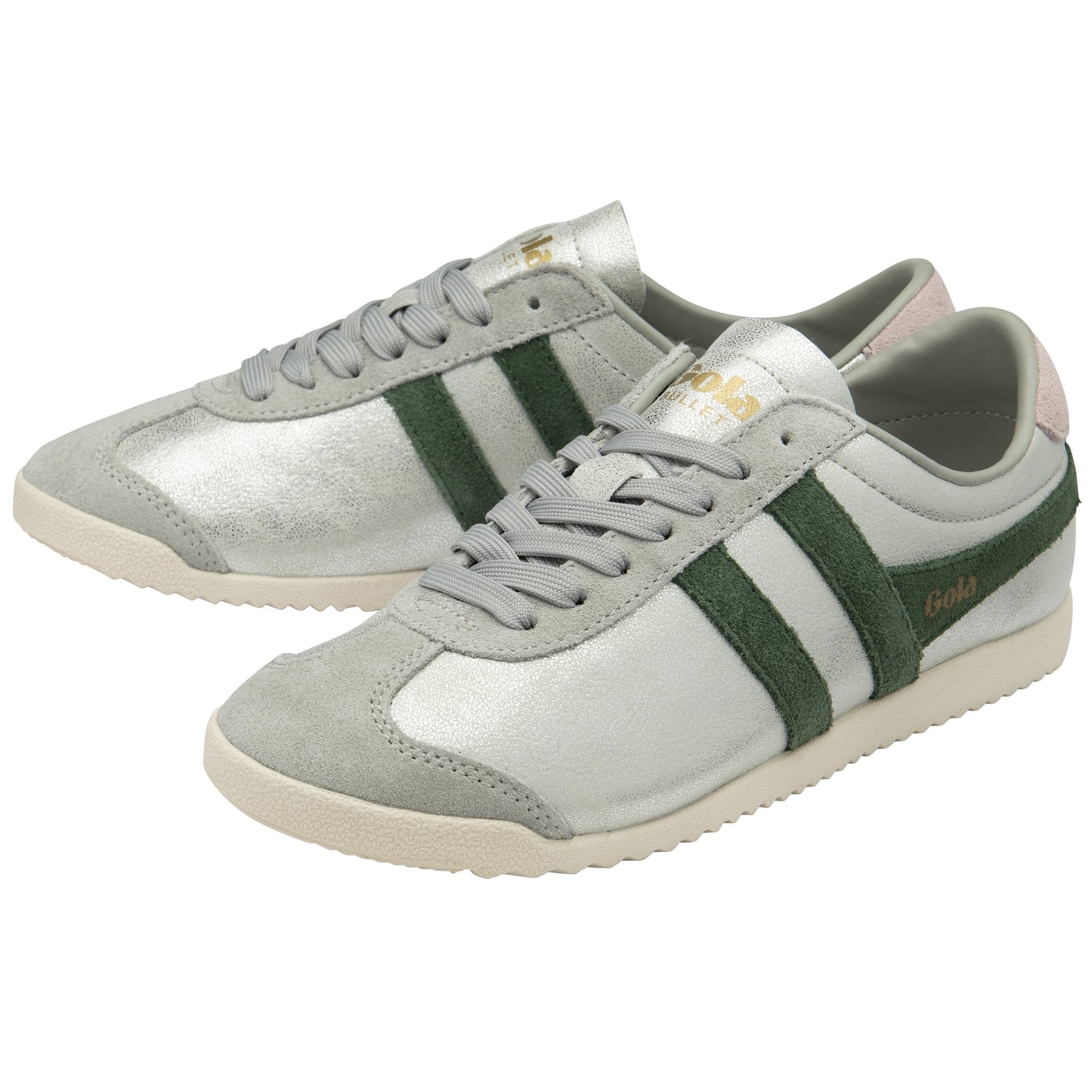 Gola Bullet Blaze Sneakers-Silver/Green/Pink