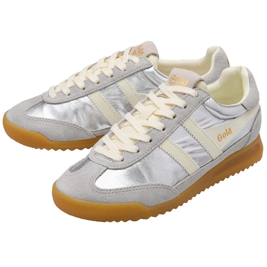 Gola Firefly Metallic Sneakers-Silver