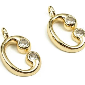 Bubble Letter Charm