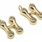Bubble Letter Charm