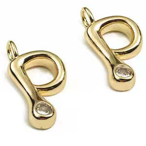 Bubble Letter Charm