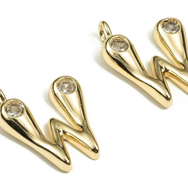 Bubble Letter Charm