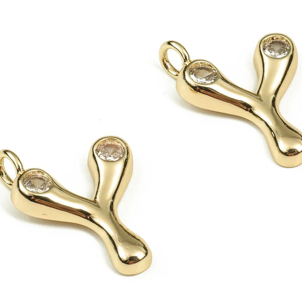 Bubble Letter Charm