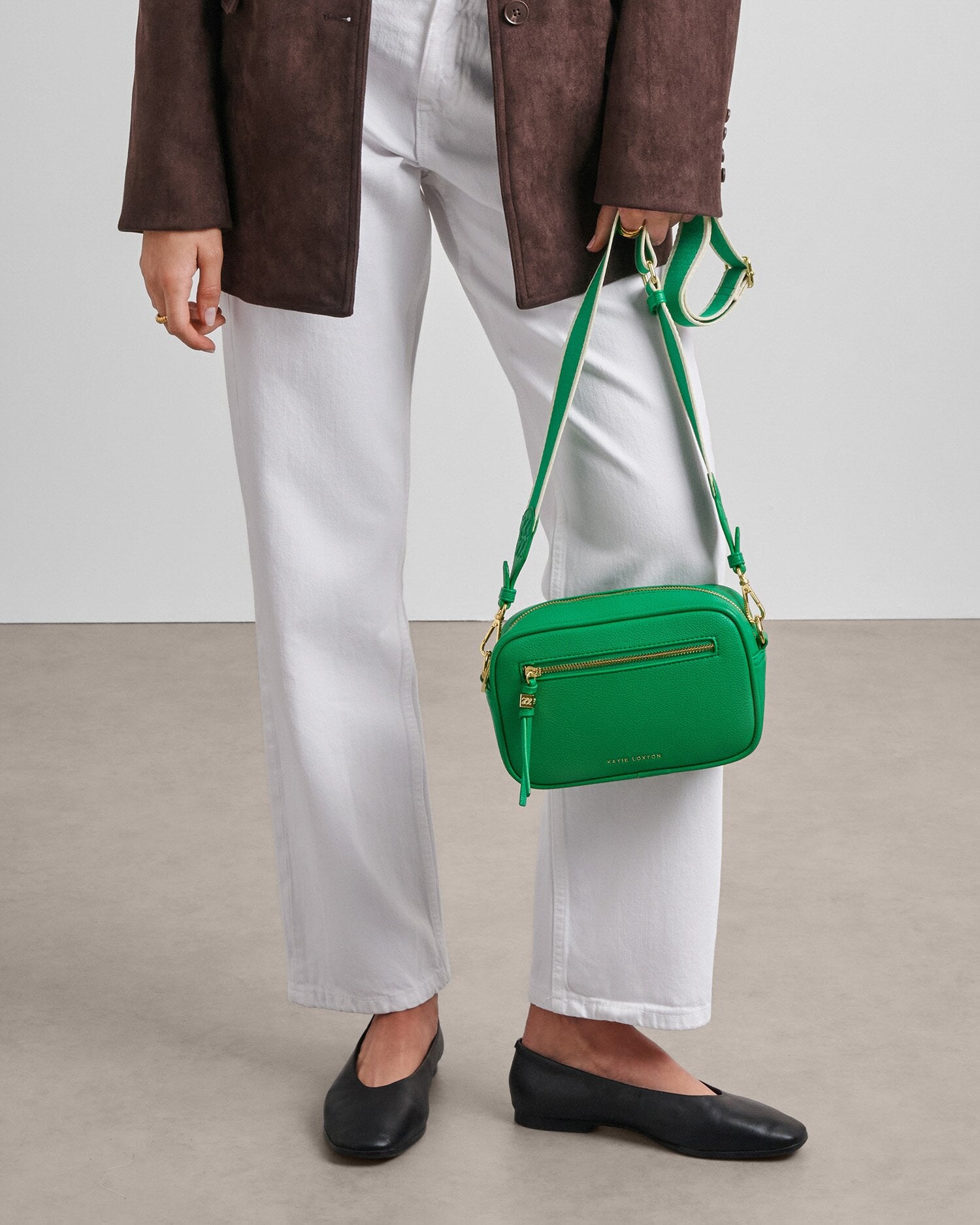 The Lottie Crossbody Bag- Green