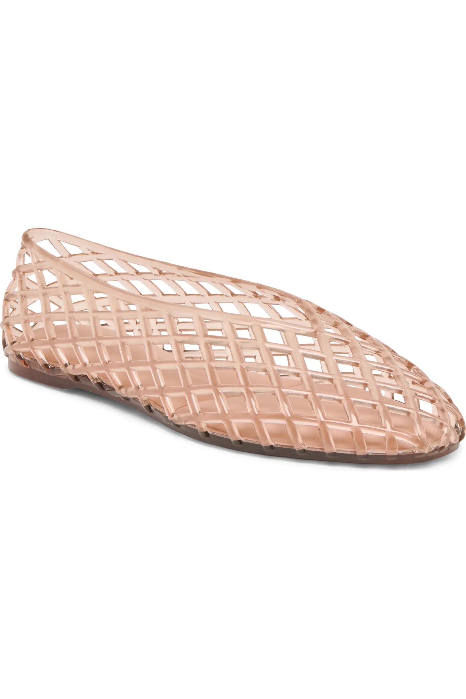 Jam Vinyl Ballet Flats - Mocha Jelly